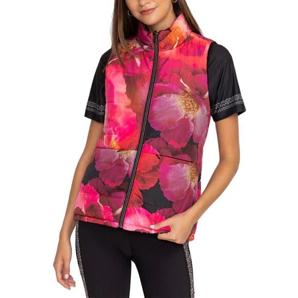 NWT Johnny Was Braemar Reversible Puffer Vest XL - Pealim Chani Floral - R42824 - Picture 8 of 16